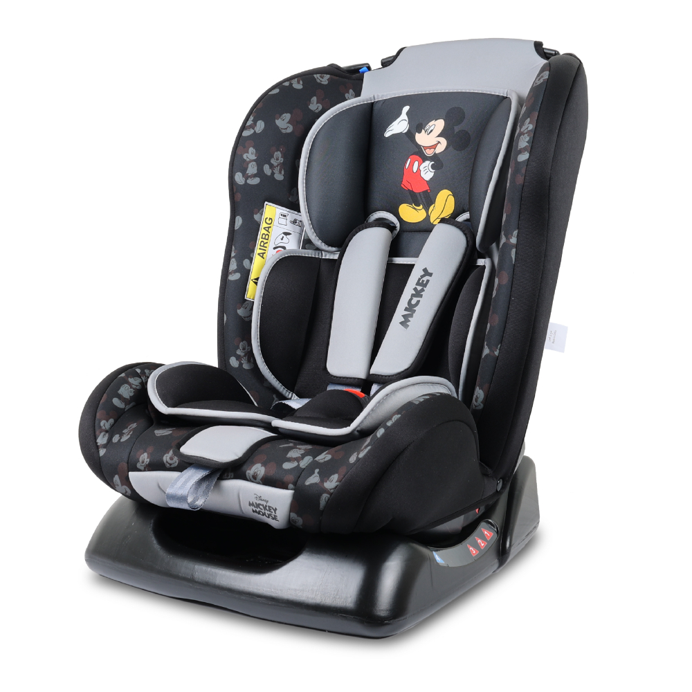 ديزني - مقعد سيارة للأطفال والرضع ٣ في ١ ميكي ماوس - رمادي