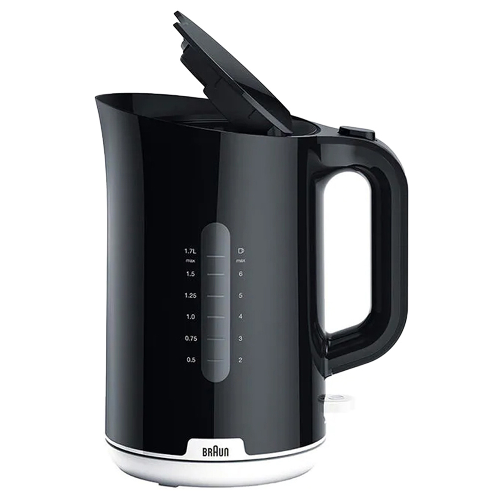 Braun Breakfast1 Water Kettle Black - 1.7 L