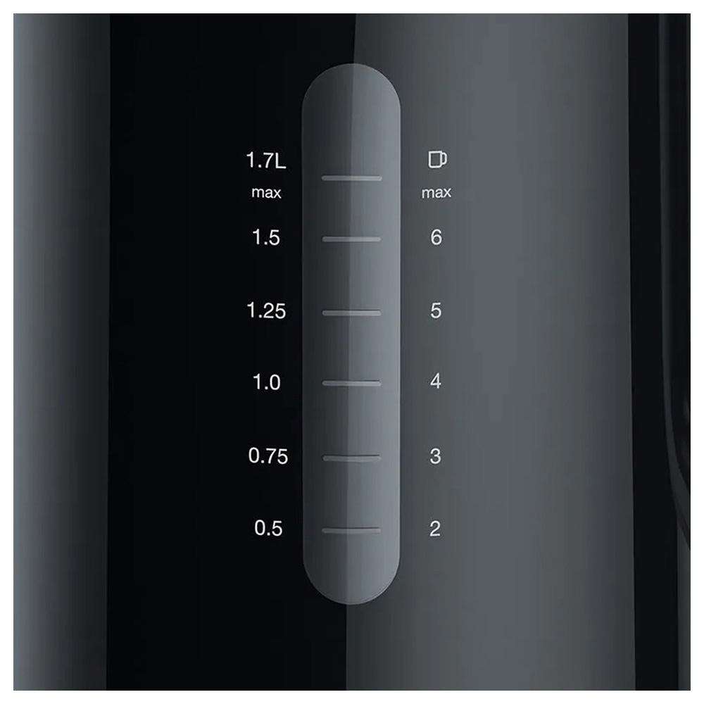 Braun Breakfast1 Water Kettle Black - 1.7 L