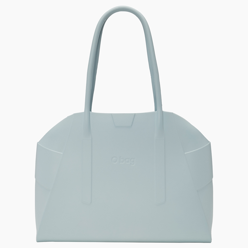 O Bag - Unique XL Handbag With Inner Pouch - Pastel Blue
