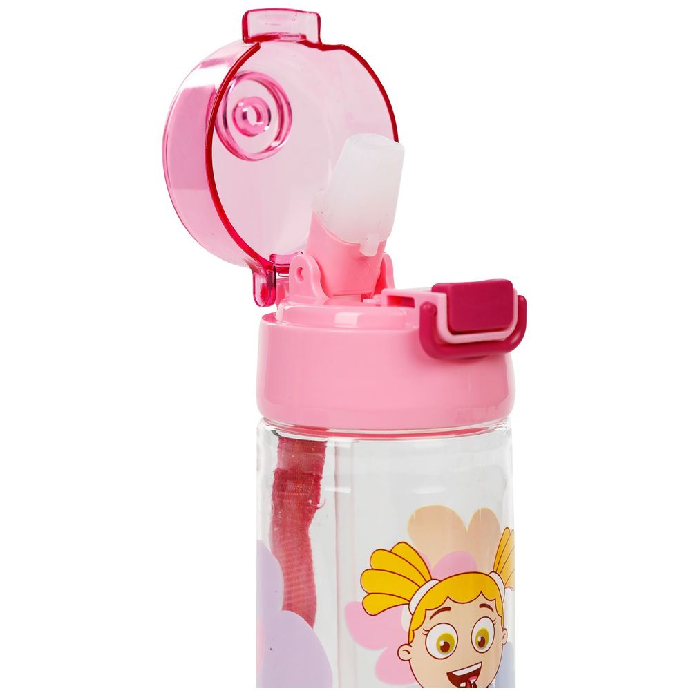 Kukuli - Solo Flask With Straw - Pink - 500 ml