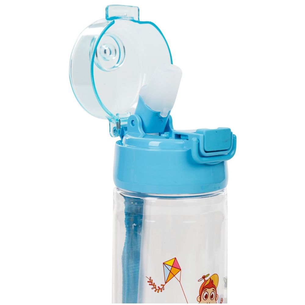 Kukuli - Solo Flask With Straw - Blue - 500 ml