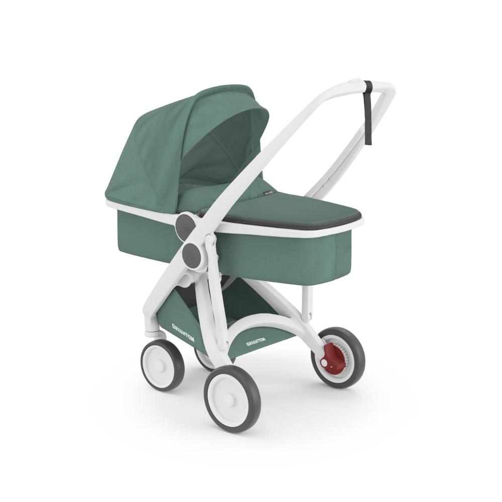 Greentom - Eco Stroller Carrycot with Reversible Seat - Sage