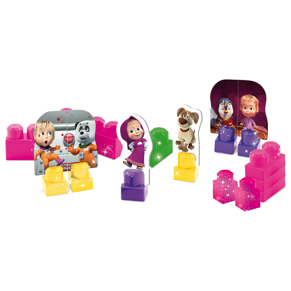 Masha And The Bear - Masha E Orso Zainetto Baby Blocks