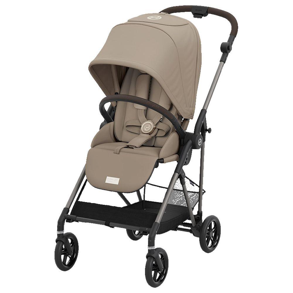 Cybex - Melio Carbon Lightweight Stroller - Almond Beige