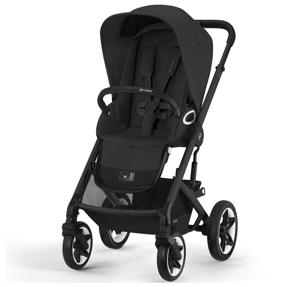 Cybex - Talos S Lux Lightweight Travel Stroller - Moon Black