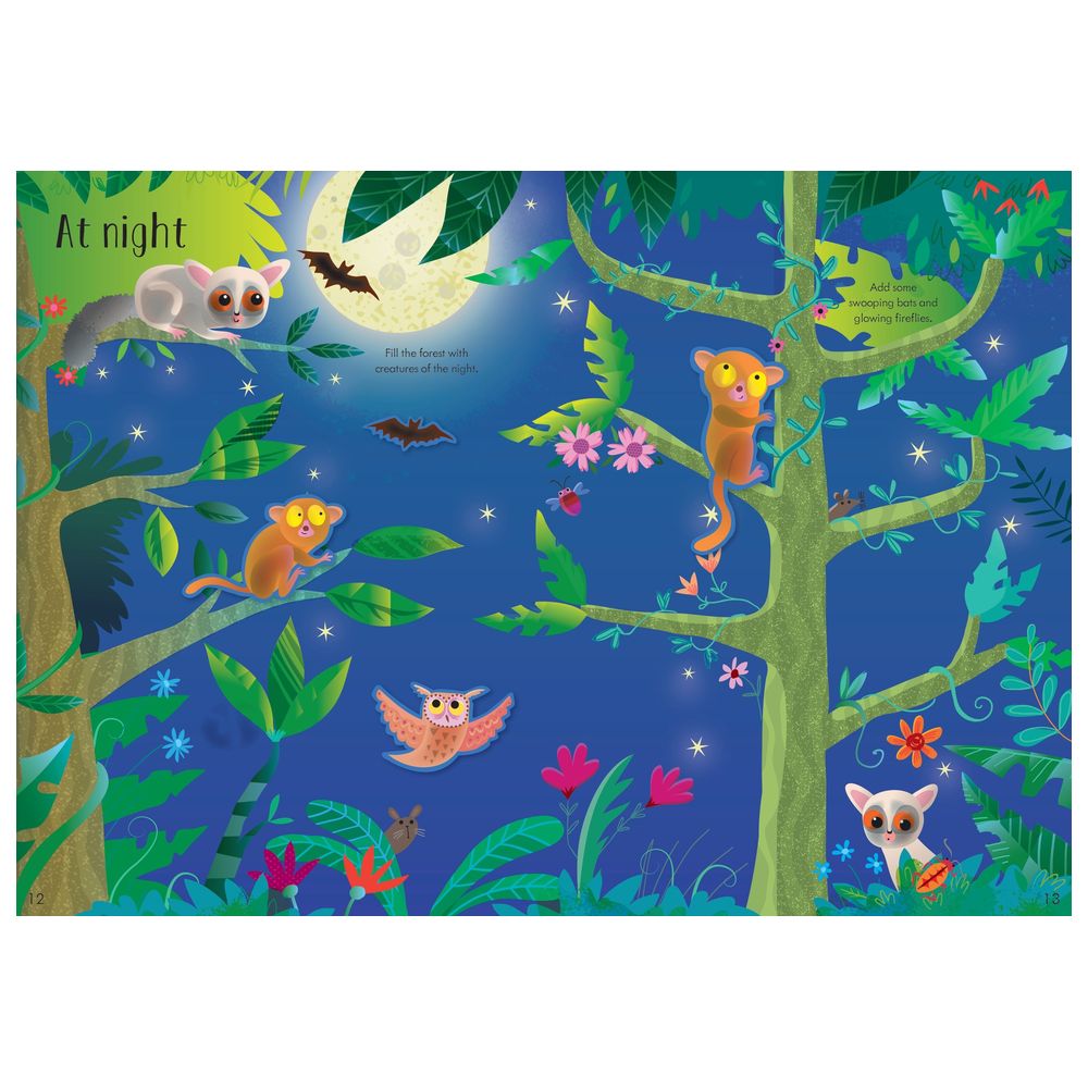 Usborne Books - Little First Stickers - Jungle