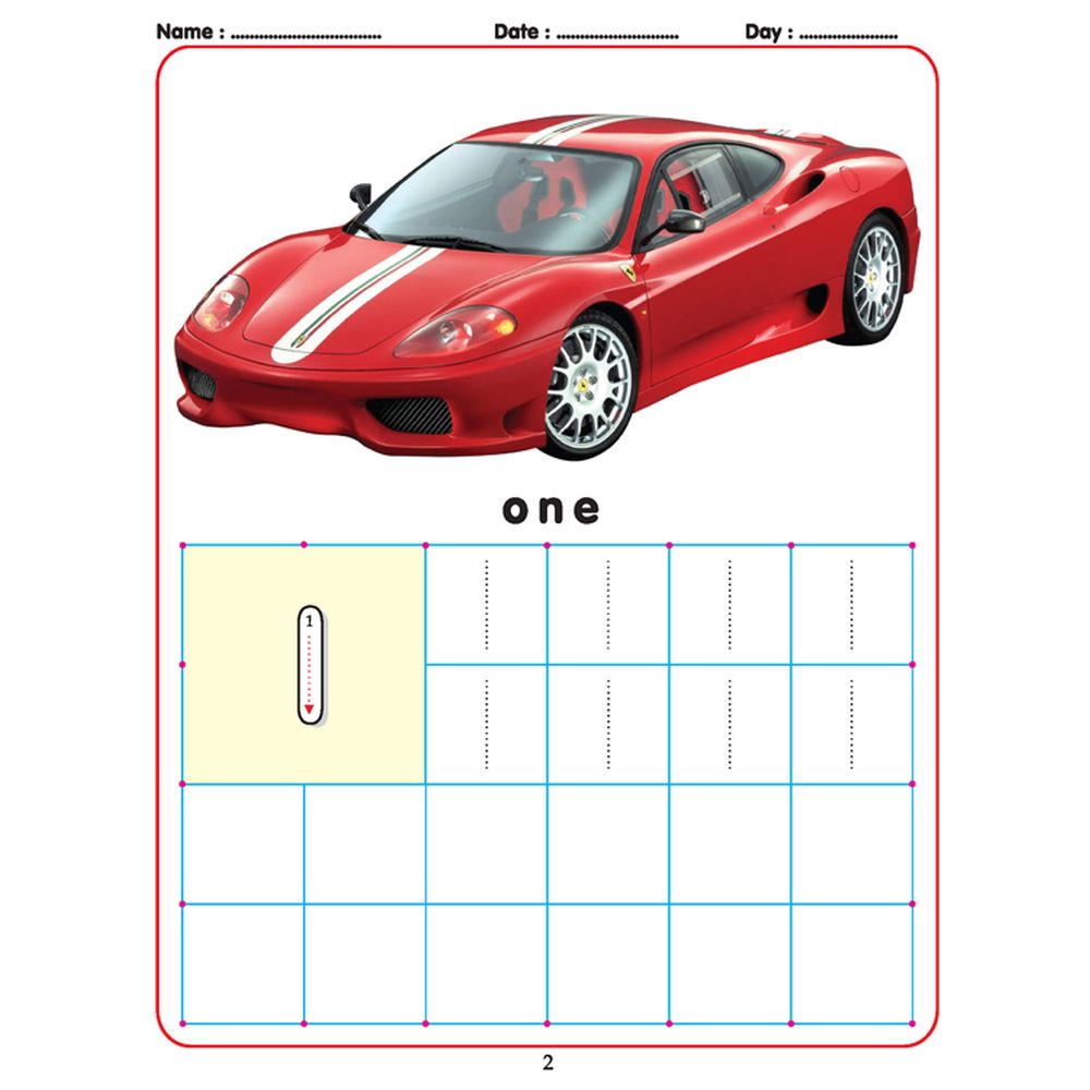 Number Writing Book 123 (1-10)