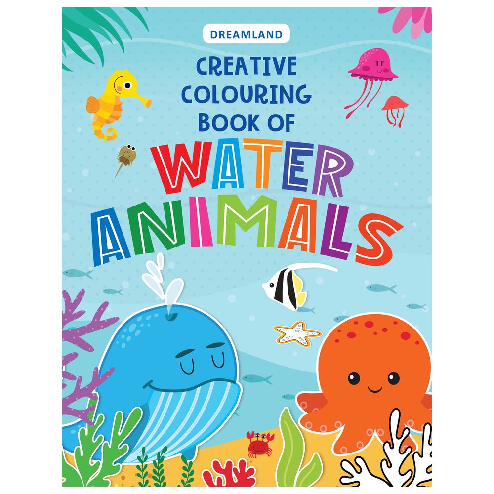 Creative Colouring Book - Water Animals