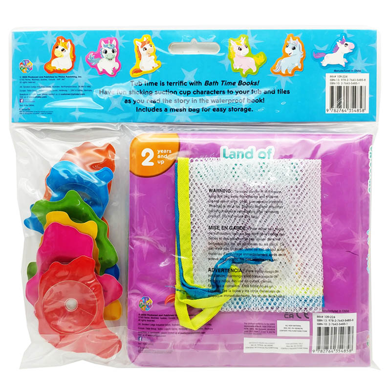 Unicorns Bathtime Book - Eva