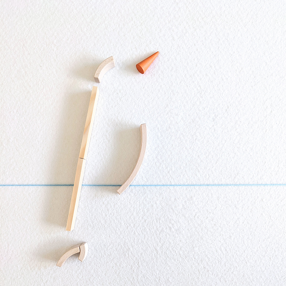 Abel - Mini Golden Ratio Blocks - 48pcs - Beige