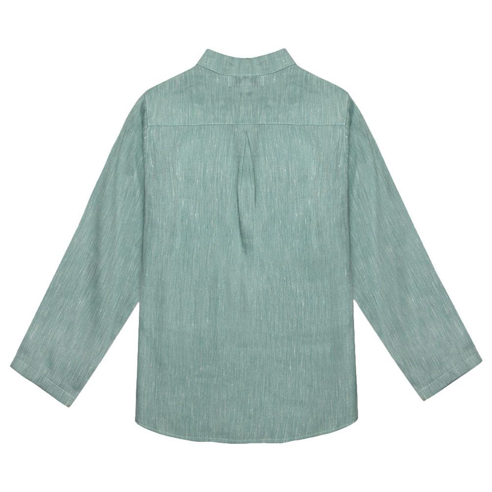 Jules & Juliette - Azad Baby Boys Linen Shirt - Mint