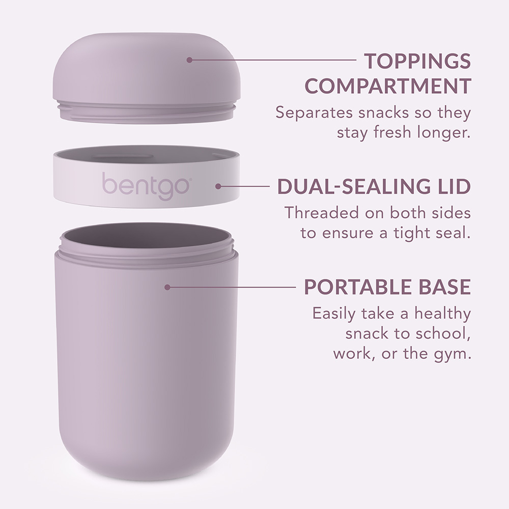 Bentgo - 2 Compartment Snack Cup - Orchid