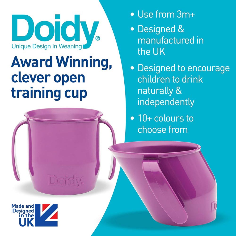 Bickiepegs - Doidy Sippy Cup - Purple - 200ml