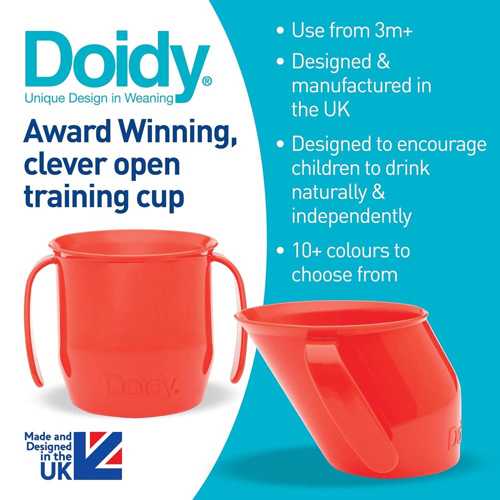 Bickiepegs - Doidy Sippy Cup - Red - 200ml