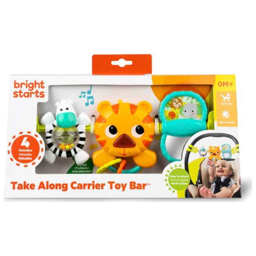 Bright Starts - Take Along Carrier Toy Bar - Black