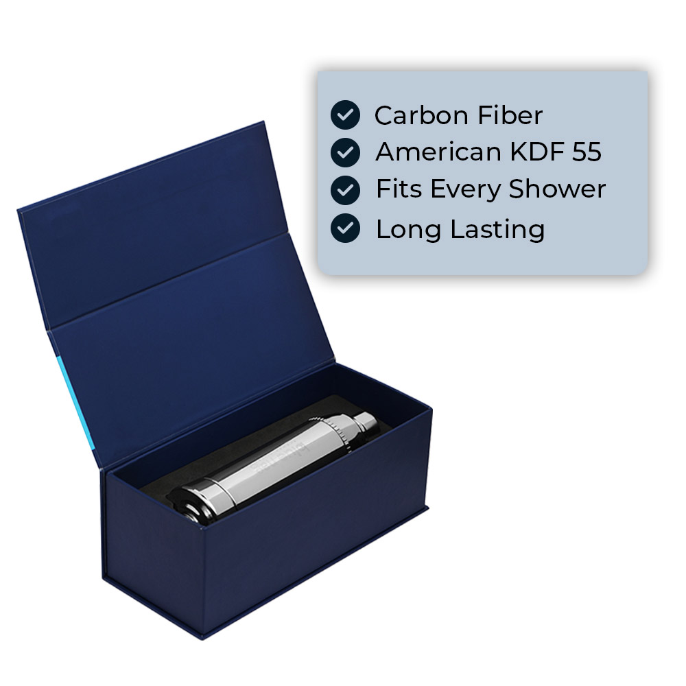 Blue Nag - Fixed Shower Filter - Silver