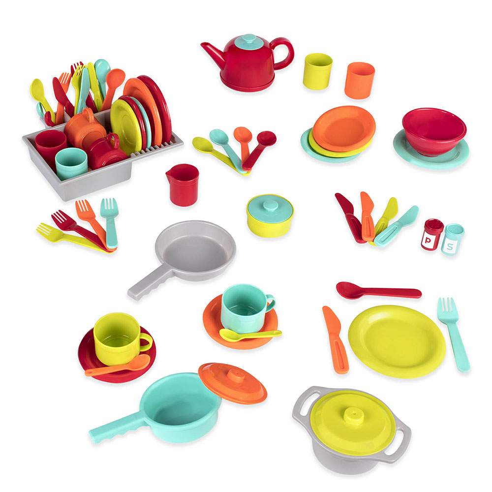 Battat - Deluxe Kitchen Playset - 71pcs