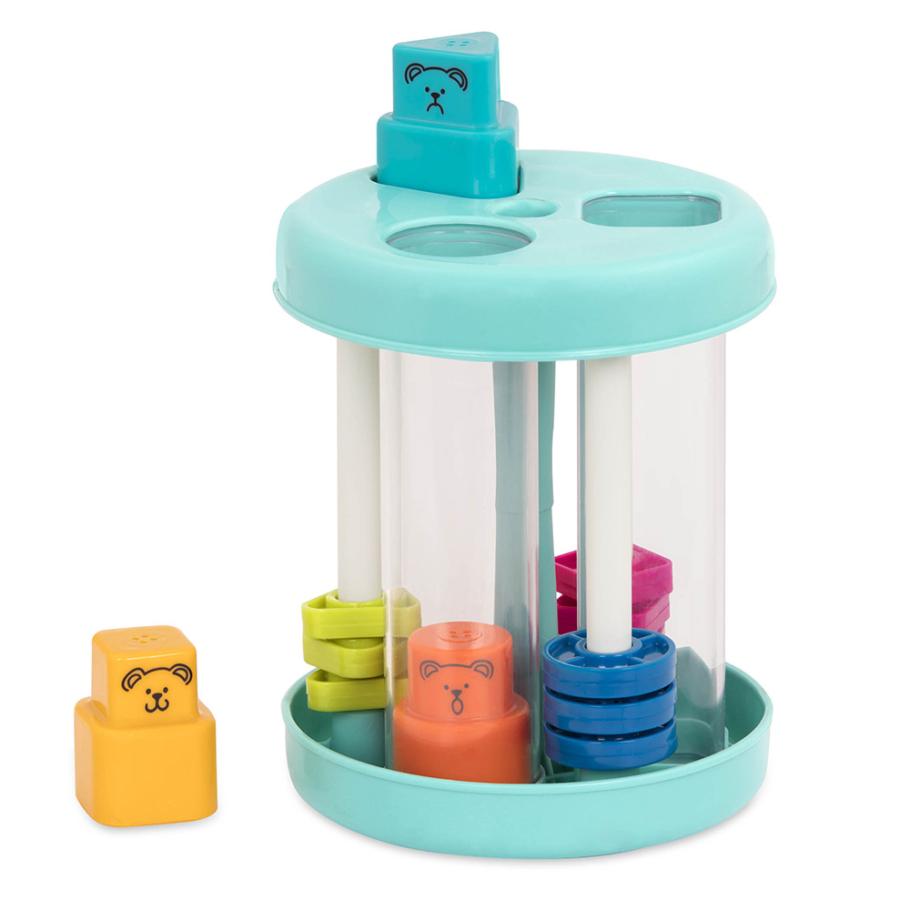 Battat - Shapes And Sound Sorter - 4pcs