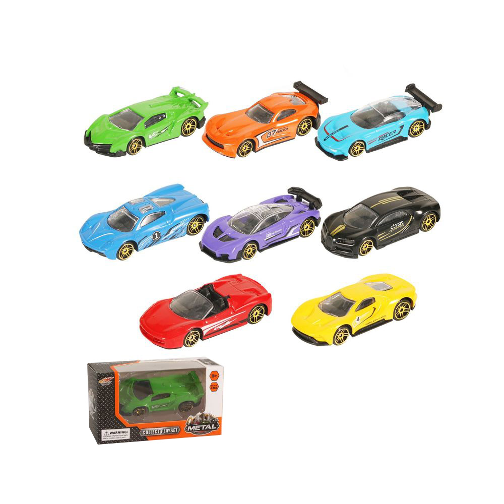 Jawda - Metal Die Alloy Cast Car Set - 24 Pcs - Color May Vary