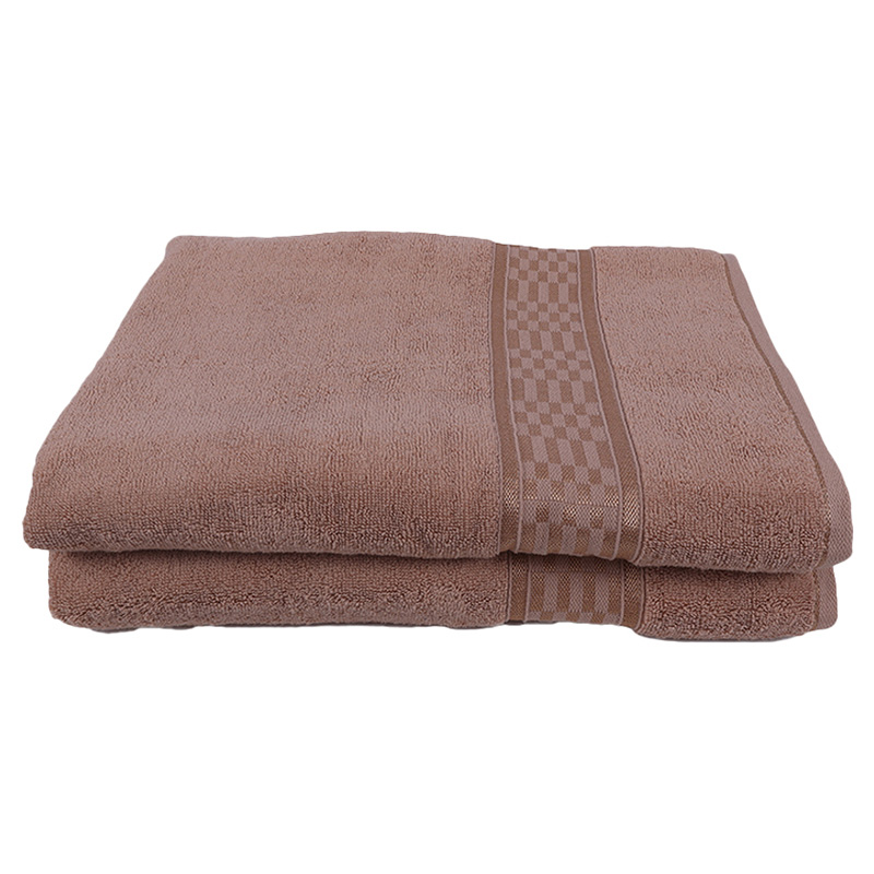 BYFT - Home Ultra Premium Bath Sheet - Beige - 90 x 180cm - Pack of 2