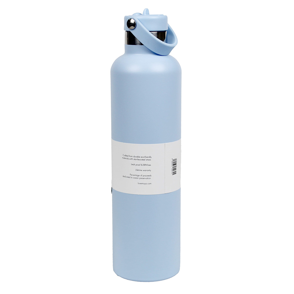 Moya - Coral Reef Insulated Water Bottle - Powder Blue - 1 L