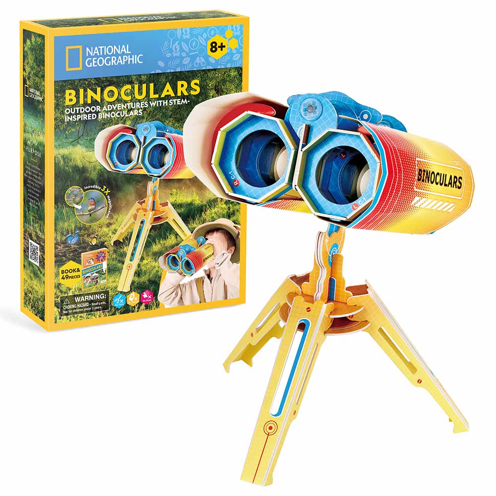 Cubicfun - National Geographic 3D Puzzle Binoculars - 49pcs