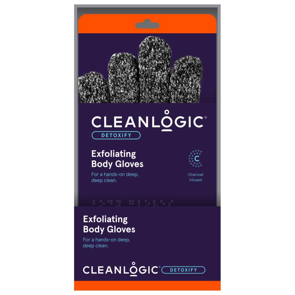 Cleanlogic - Detoxify Exfoliating Body Gloves CLCH-218-48 - Color May Vary