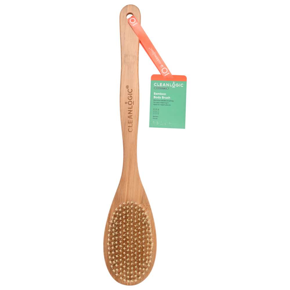 Cleanlogic - Sustainable Bamboo Body Brush CLC-270-24 - Color May Vary