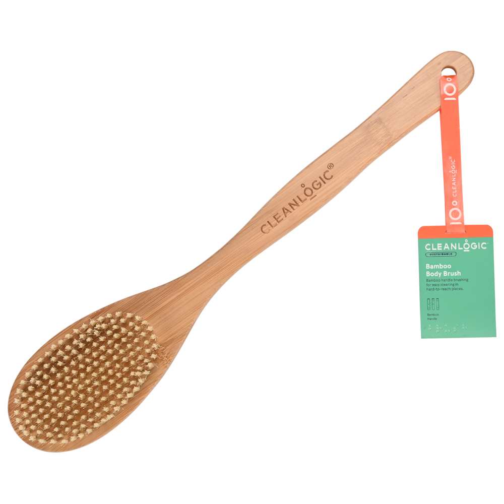 Cleanlogic - Sustainable Bamboo Body Brush CLC-270-24 - Color May Vary