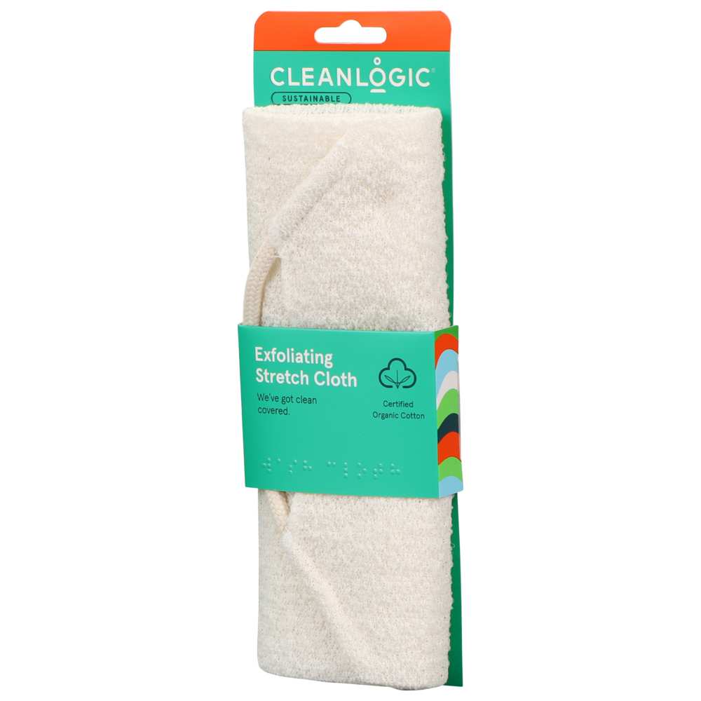 Cleanlogic - Sustainable Exfoliating Stretch Cloth CLC-120-48 - Color May Vary