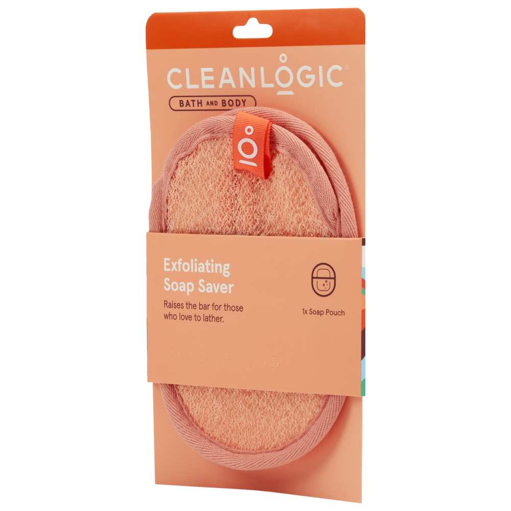 Cleanlogic - Exfoliating Soap Saver - Color May Vary