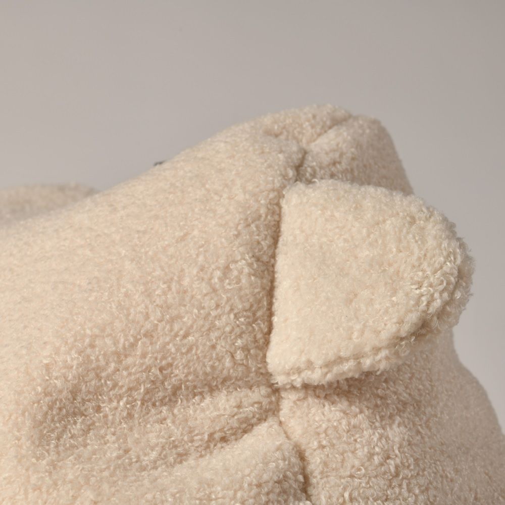 Extreme Lounging - Mini Teddy Bean Bag - Ivory
