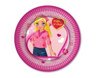 Paper Plates 9" - Puppy In My Pocket