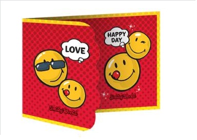 Invitation Card with envelop - Smiley
