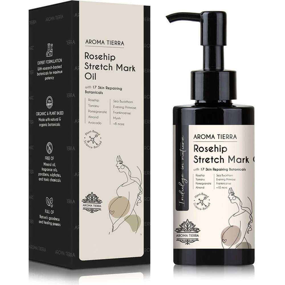 Aroma Tierra - Rosehip Stretch Mark Oil - 100ml