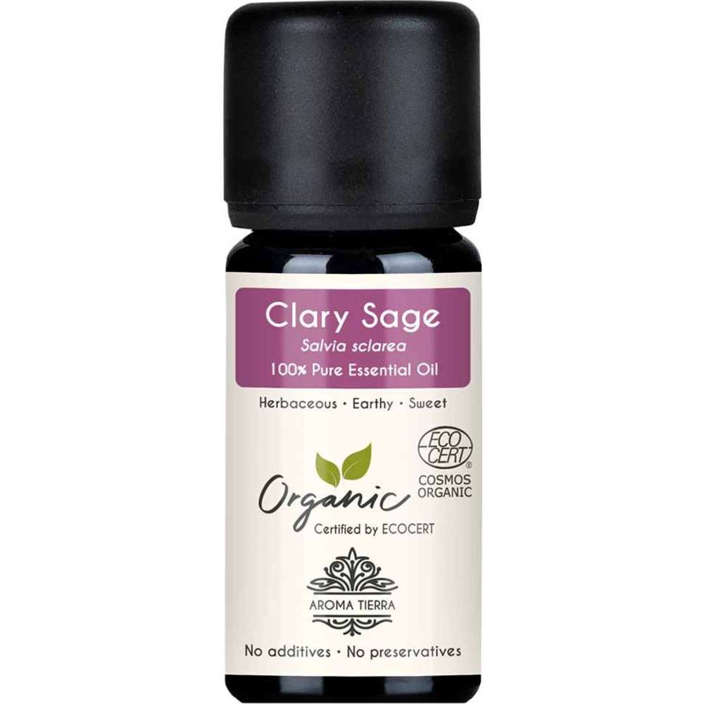 Aroma Tierra - Organic Clary Sage Essential Oil - 10ml