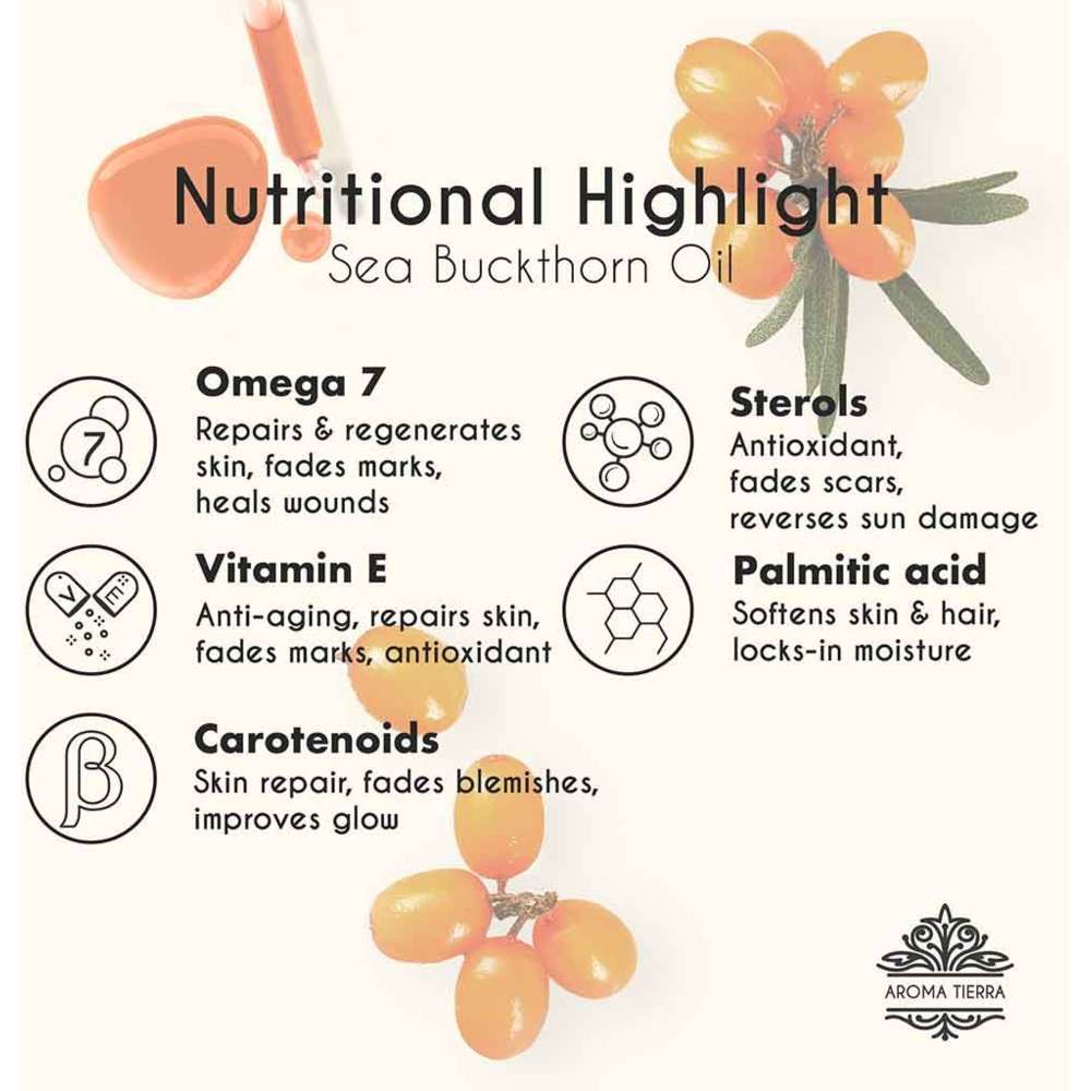 Aroma Tierra - Organic Sea Buckthorn Oil - 30ml