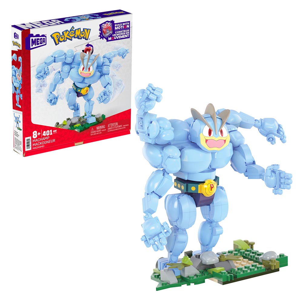 Mega Bloks - Pokemon Core Machamp  Buildable Playset - 401pcs