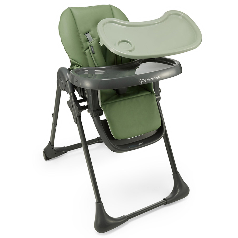 Kinderkraft 2-in-1 Tummie High Chair - Green