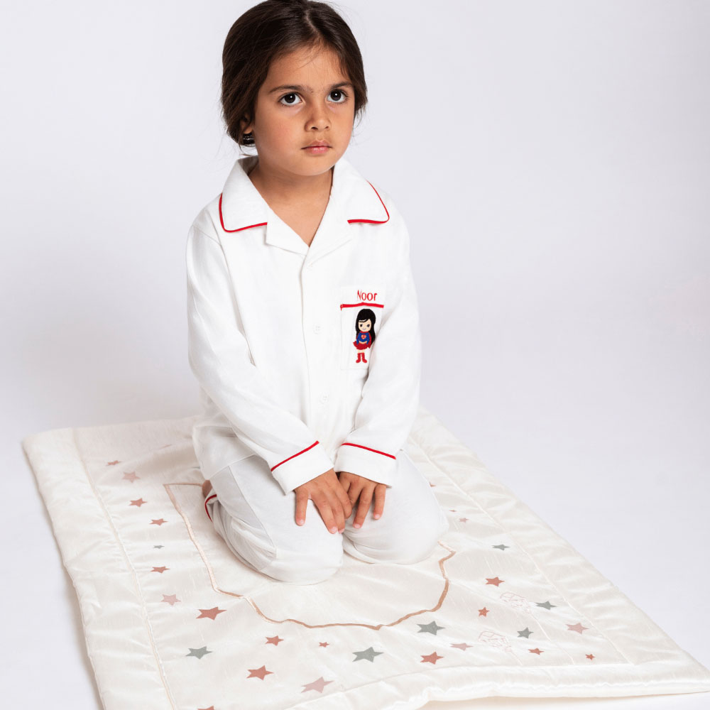 Little IA - My First Prayer Mat - Blue - White