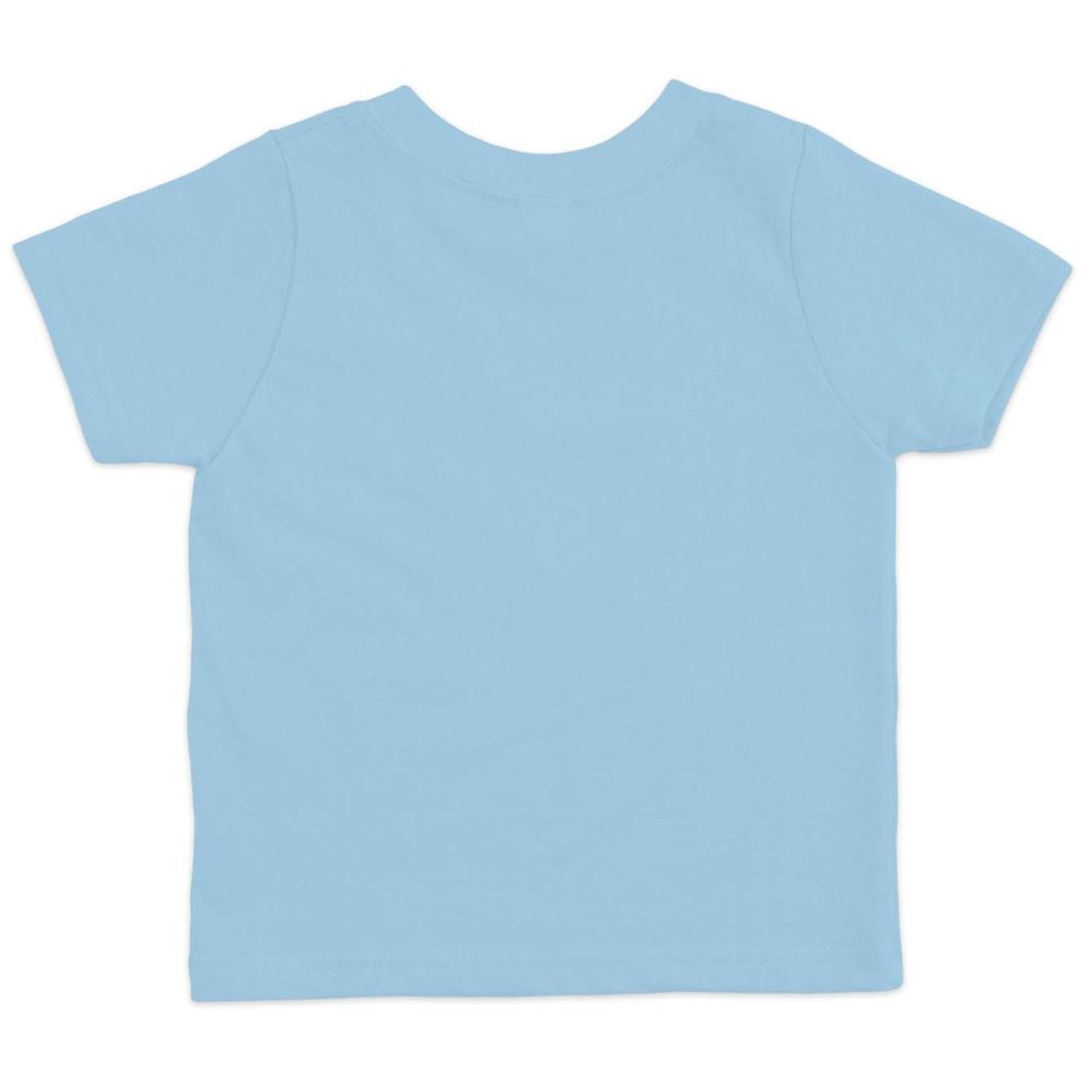 Luay - Soft Fabric Half Sleeve Solid T-Shirt - Blue