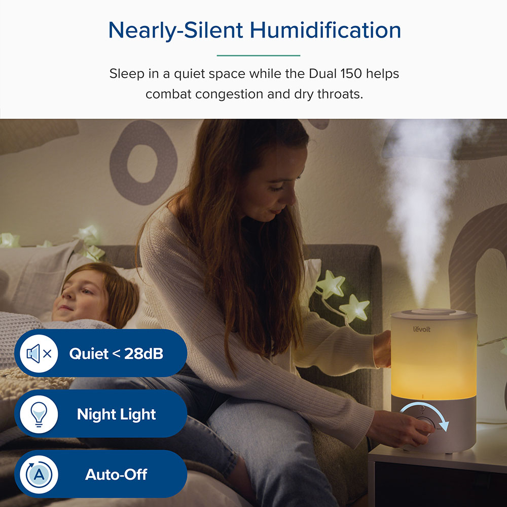 Levoit Bedroom Humidifier - White - 3L