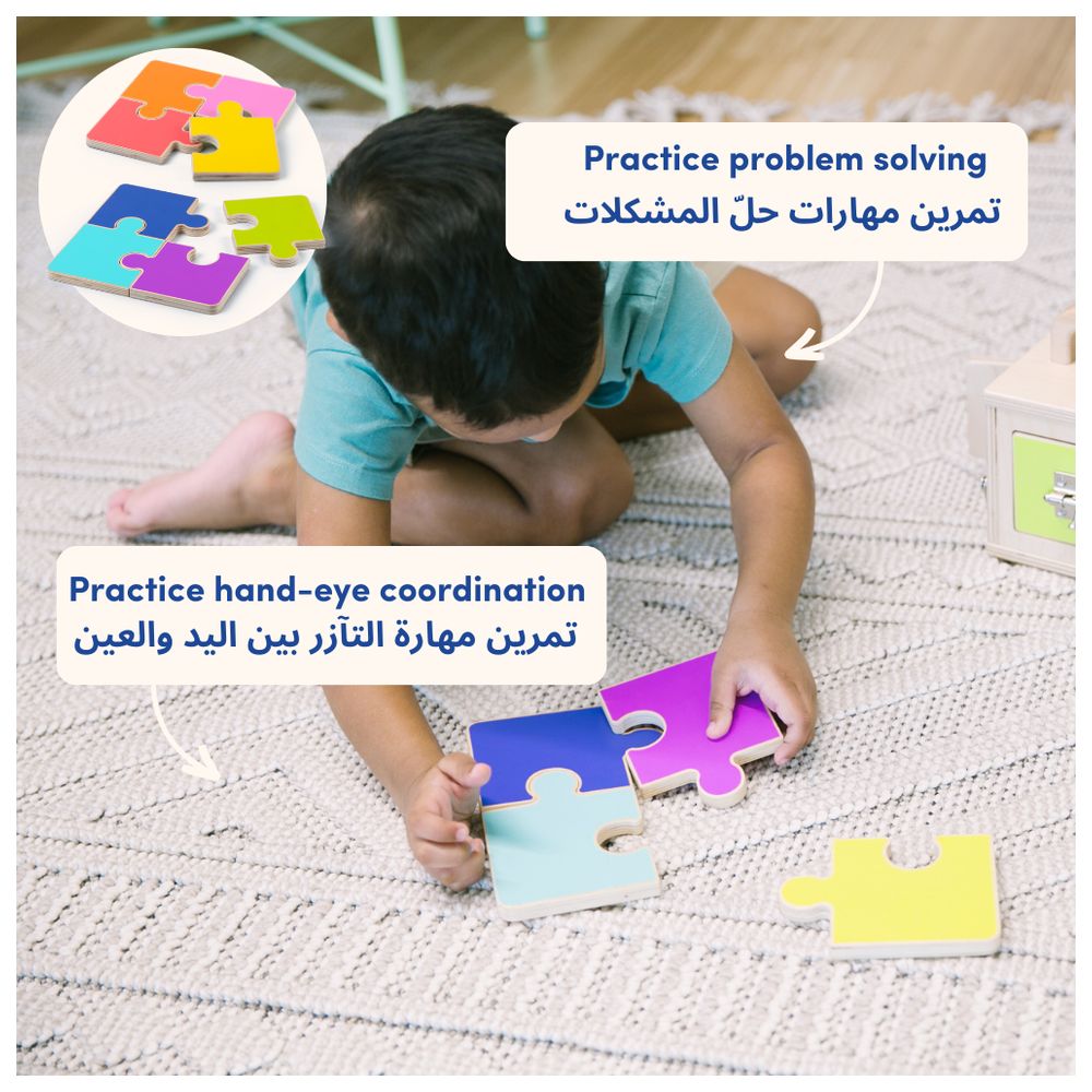 MonkiBox - Kids Montessori PlayBox - Solve With Me (23-24+ Months) 