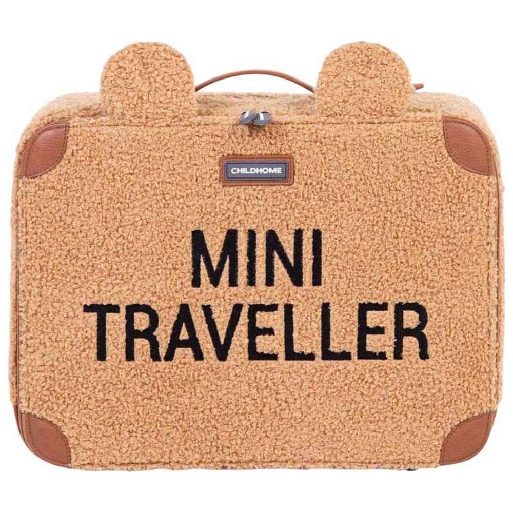Childhome - Mini Traveller Kids Suitcase - Teddy Beige