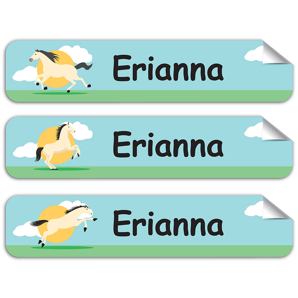 ماي ليبلز - ملصقات قابلة للتخصيص - حصان المغامرات - عدد 107