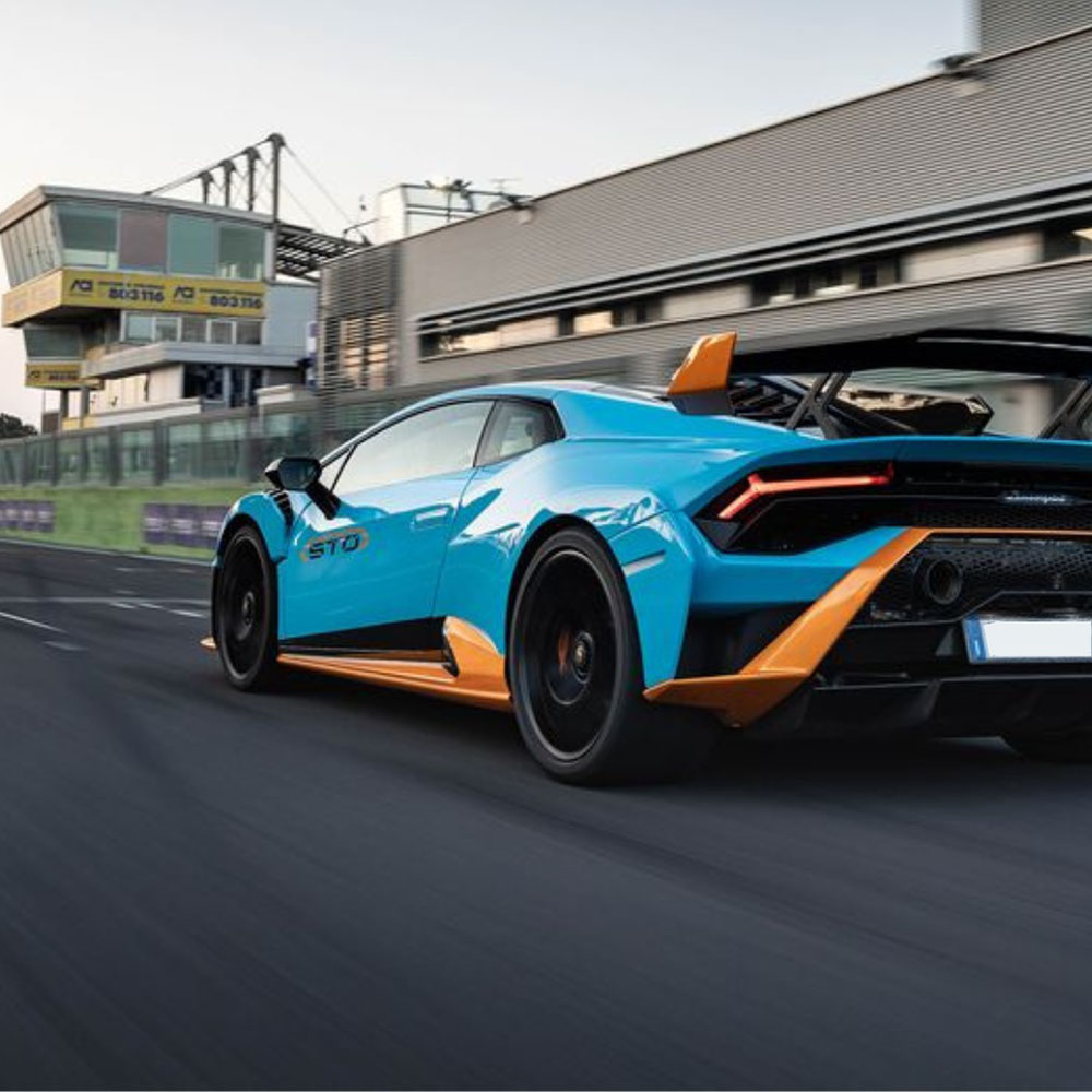 Msz - 1/64 Lamborghini Sto Car Die-Cast Replica - Blue