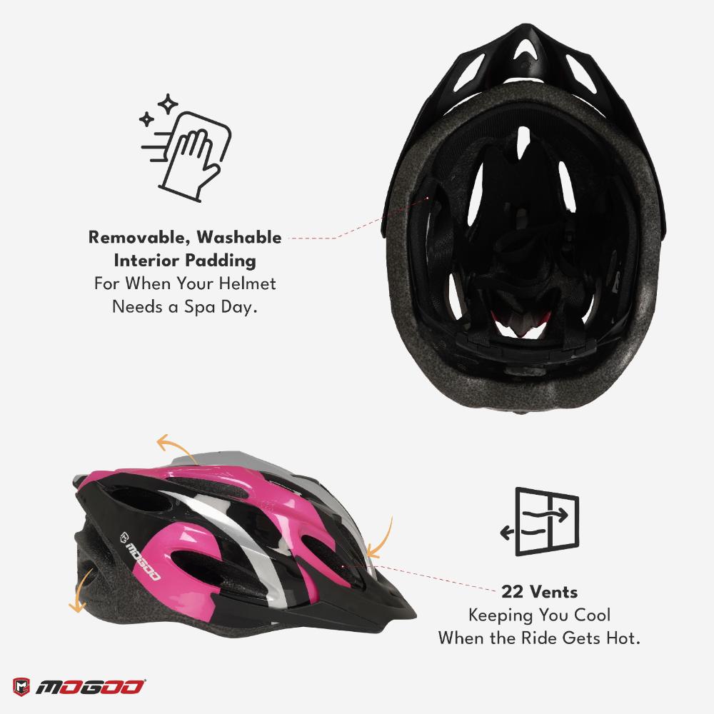 Mogoo - Sports Helmet Medium - Pink