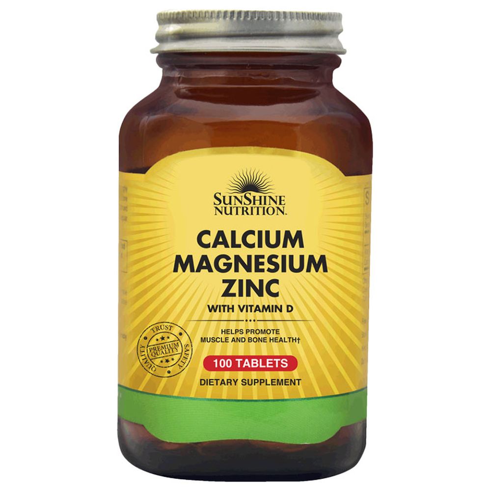 صن شاين نوترشن - حبوب مغنيسيوم+كالسيوم- 100 قرص