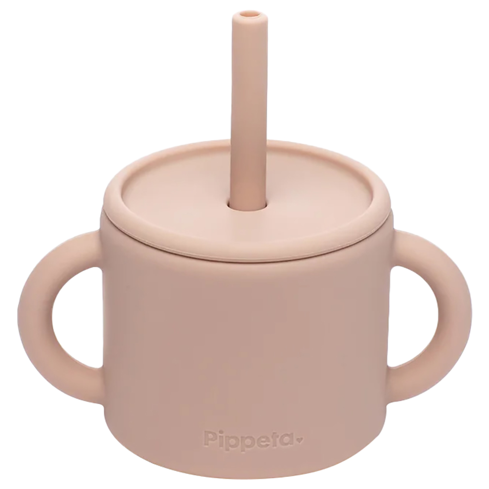 Pippeta - Silicone Cup & Straw - Ash Rose - 180ml
